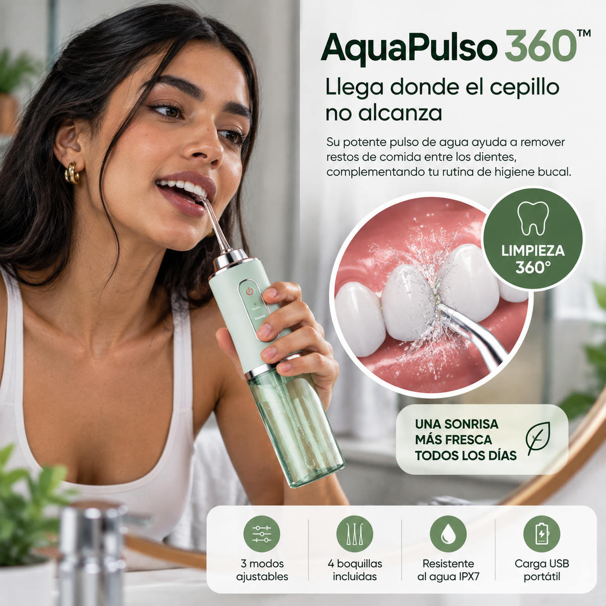 AquaPulso 360 Limpieza profesional en 60 segundos desde tu casa