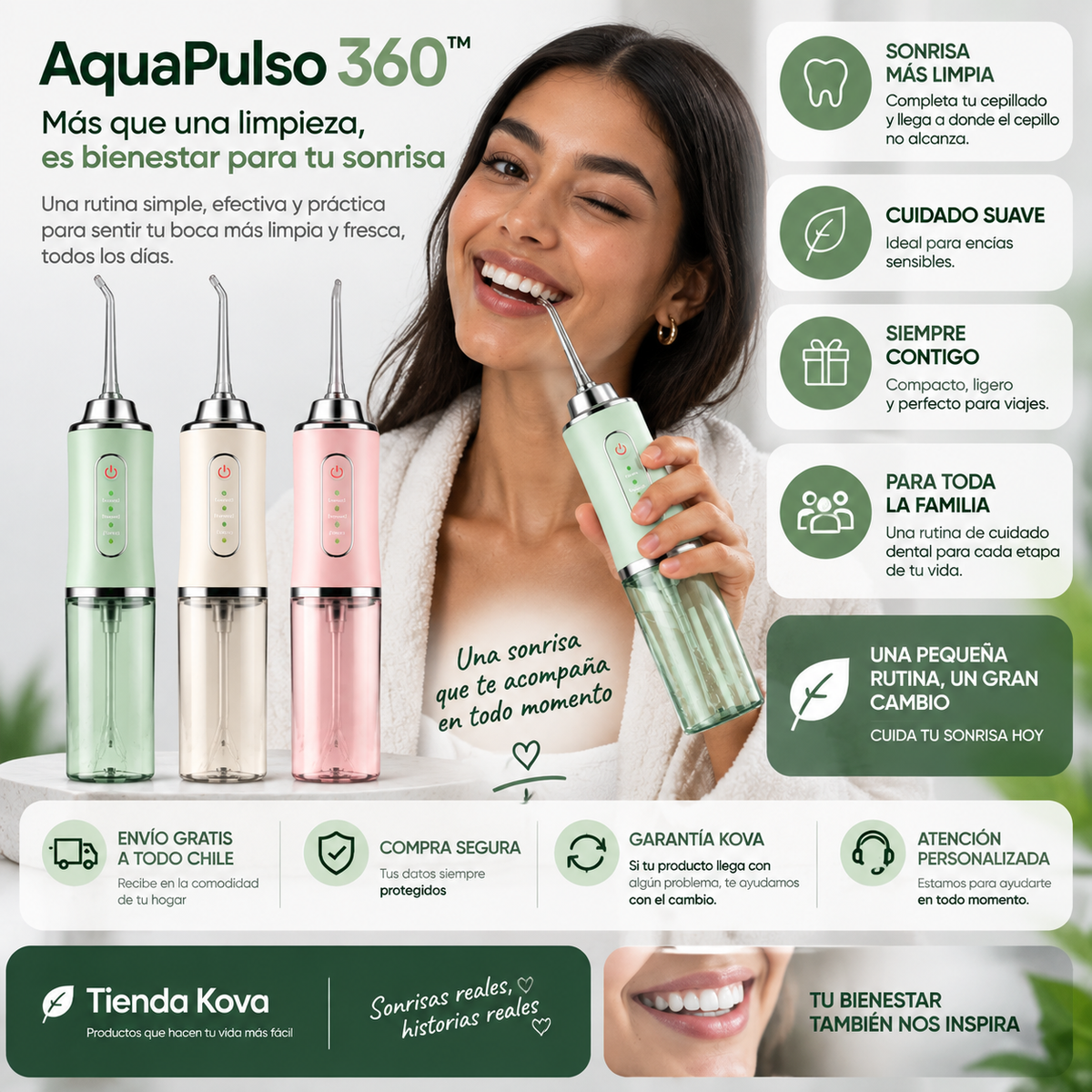 AquaPulso 360 Limpieza profesional en 60 segundos desde tu casa