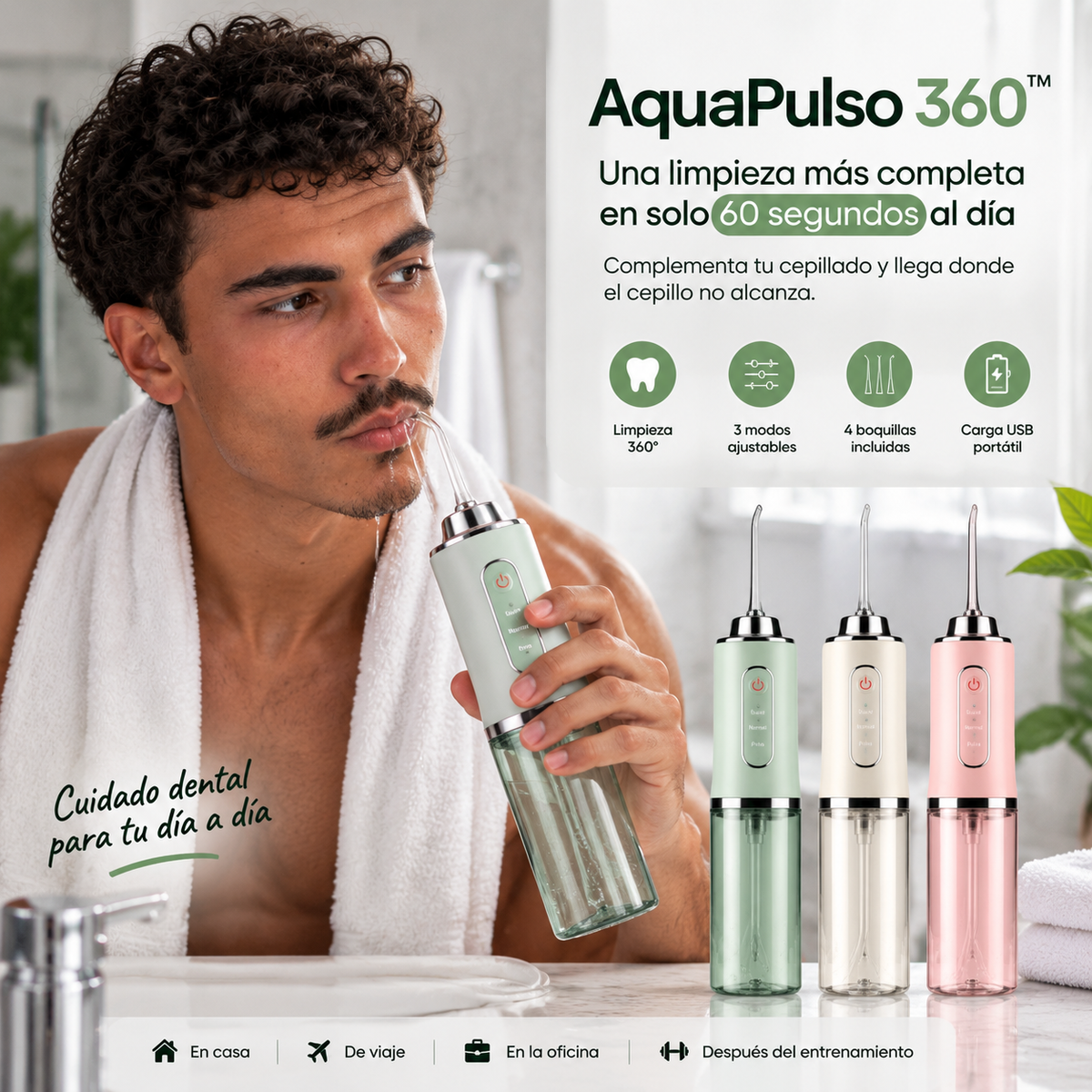 AquaPulso 360 Limpieza profesional en 60 segundos desde tu casa